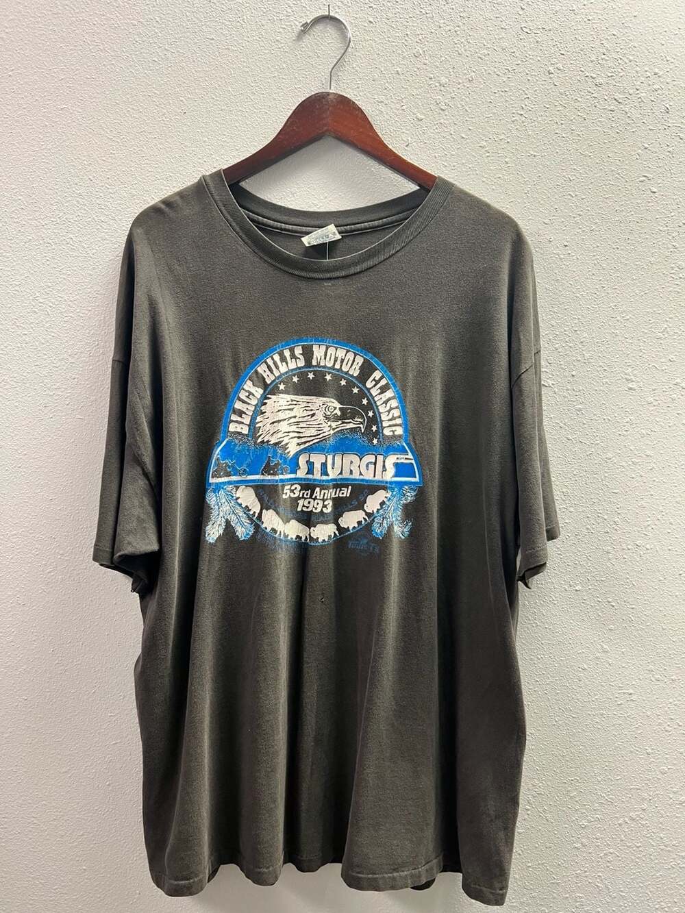 Vintage 1993 Sturgis 53rd Annual Black Hills Motor Classic Rally T-Shirt 2x 0123